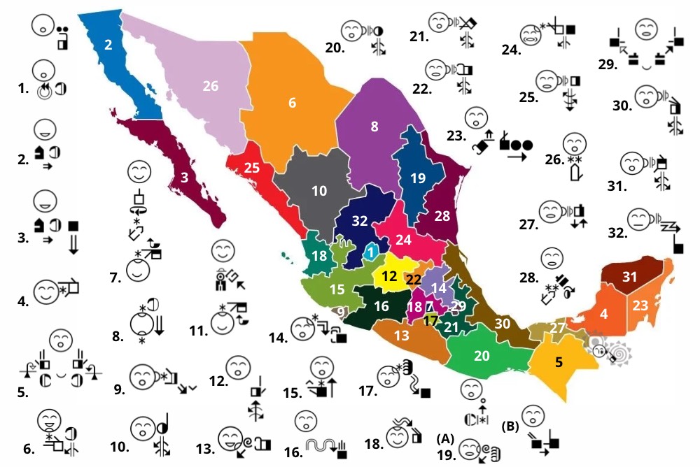 Mexican States by AnaElsa
